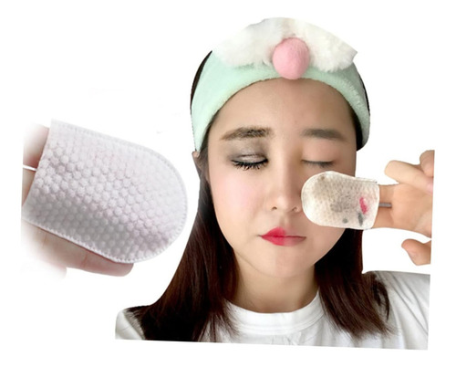 Almohadilla Cosmética Suave De Algodón Desechable 120 Pzas