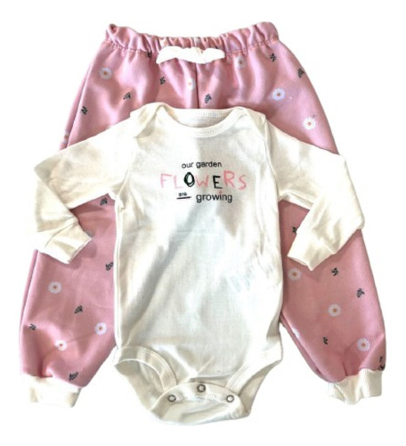 Conjunto Baby Gut 0605024 Bebés Body Manga Larga Y Pantalon