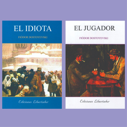 Fiódor Dostoievski Lote X 2 Libros El Idiota / El Jugador