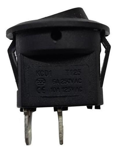 Imagen 3 de 4 de Switch Balancin Redondo 12v 6a 250v 10a Radox 835-096