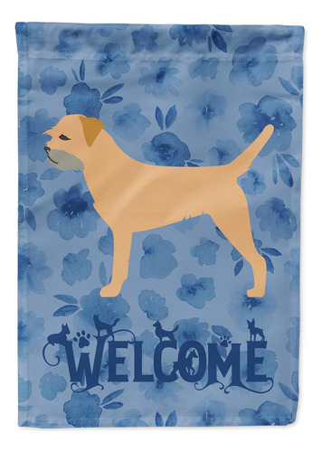 Carolines Treasures Ck6116gf Border Terrier - Bandera Decora