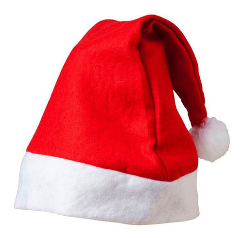 12 Gorro Economico Navidad Papa Noel Fiestas Empresariales 