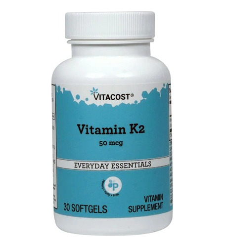 Vitamina K2 50mg 30 Sofgels 