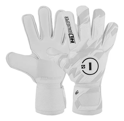 Guantes De Arquero N1 Starter Initial Blanco Blanco 8