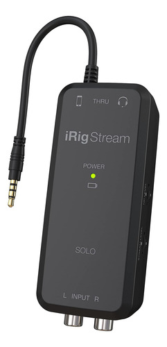Interfaz Ik Multimedia Irig Stream Solo Audio Audio Para Ios