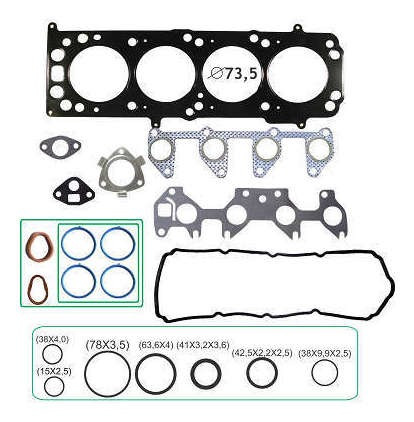 Kit Retifica Superior Motor  Gm Onix 1.0 8v 80cv Flex 14/..