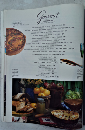 Revista Gourmet Magazine Of Good Living - Año 1990 - Ingles (Usado)