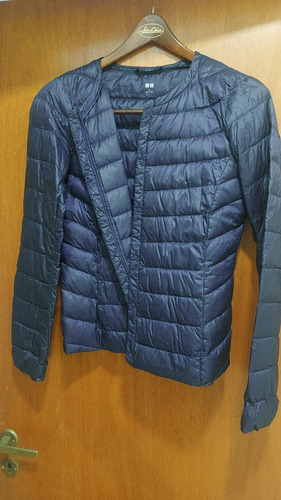 Campera Uniqlo Original Talle S Azul