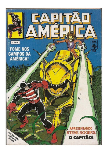 Hq Capitão América Nº 154 - Terra Seca!