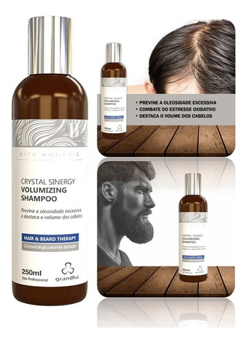 Shampoo Grandha Previne Oleosidade Crystal Sinergy 250ml
