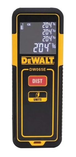Imagem 2 de 5 de Trena Medidor De Distância A Laser 20m (65pés) Dw065e Dewalt