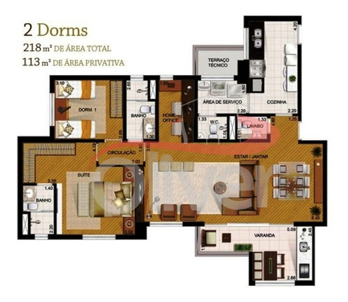 Imagem 2 de 30 de Botânica, Apartamento 3 Dormitorios, 2 Vagas De Garagem, Cristo Rei, Curitiba, Parana - Ap00301 - 32990152