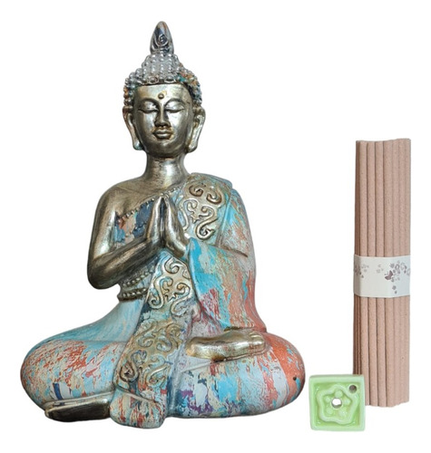 Set Buda Namasté +incienso Varitas   Meditación Yoga Zen 