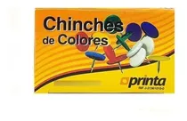 Comprar 2 Cajas (100und X Caja) De Chinches De Colores Printa