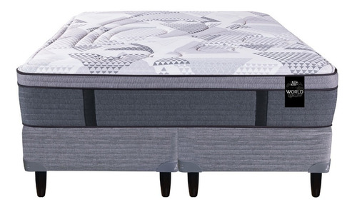 Imagen 3 de 10 de Sommier + Colchon King Koil Luxury Pocket 180 X 200 120 Gold