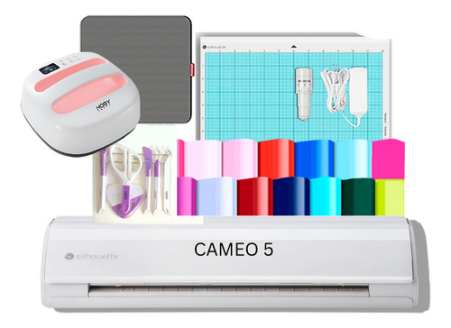 Plotter Cameo 5 + Insumos + Estampadora Manual Hoby Hh3