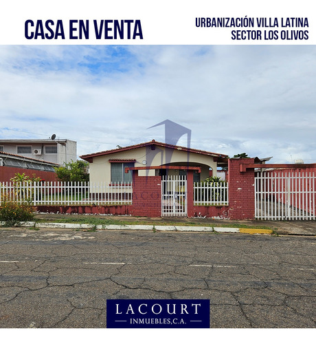 En Venta. Acogedora Casa Ideal Para Remodelar - Circuito Cerrado - Urb. Villa Latina, Sector Los Olivos #vl