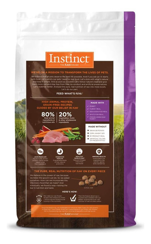 Instinct Alimento Seco Para Gato Sabor Conejo 4.5lb