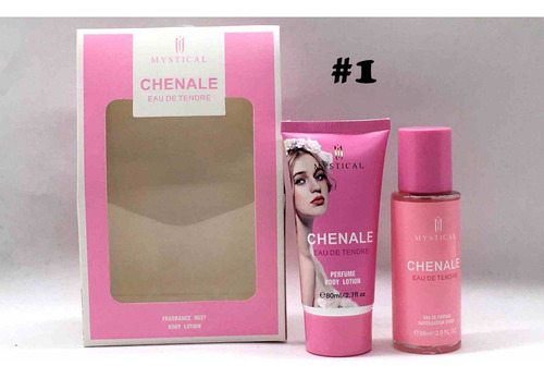 Combo Perfumes 80ml Y Crema 80ml Para Damas Y Caballeros