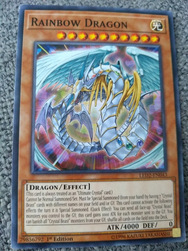 Rainbow Dragon Common Rare Yugioh