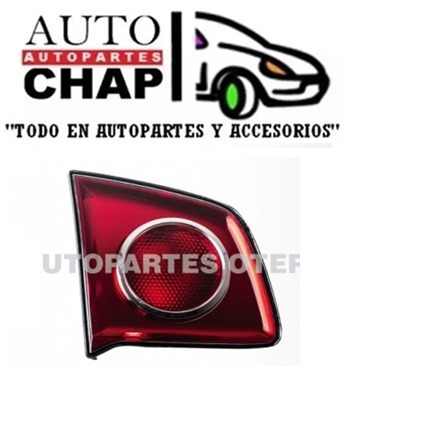 Faro Tras Int Vw Suran 03 Al 09 Borde Negra Con Antena Ledex