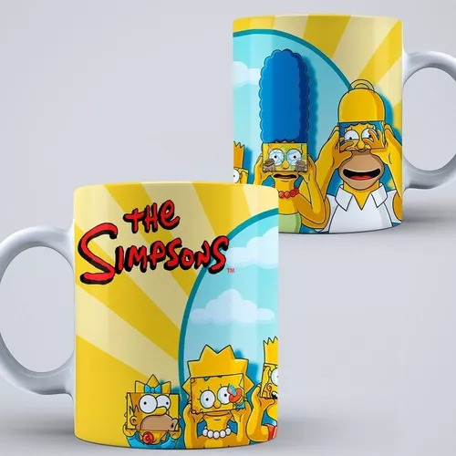 Taza De Ceramica Los Simpson Mod 01