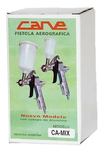 Pistola Aerografica Soplete Cane Ca-mix 2 En 1 Aluminio