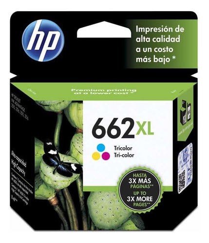 Cartucho Hp Tricolor (cz106al #662xl)