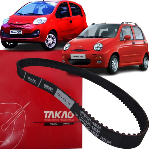 Correia Dentada Chery Qq 1.0 12v 1.1 16v 2011 A 2020