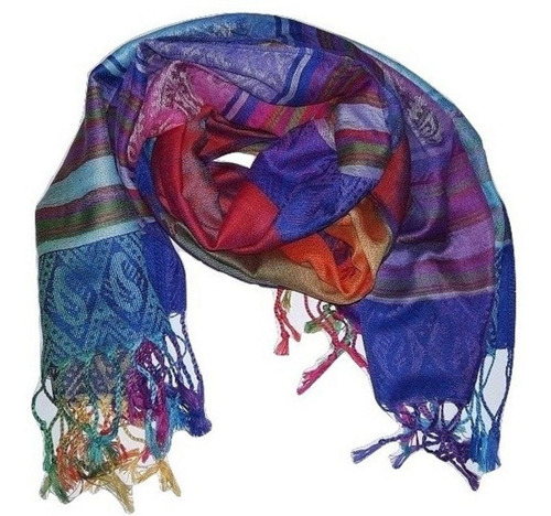 Pashmina, Chal, Chalina Bufanda Andina Rusticas X12u