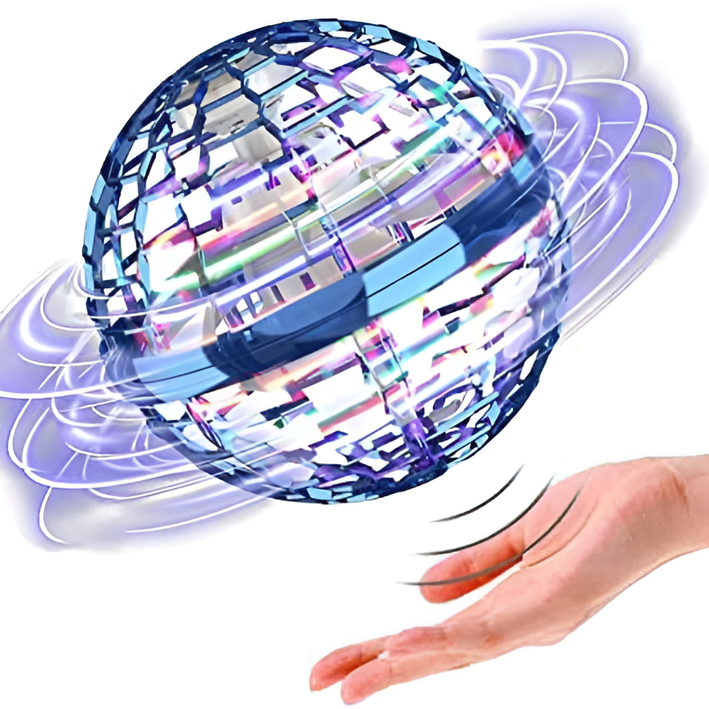 Bola Voadora Spinner LED Drone Brinquedo Boomerang Cor Sortida