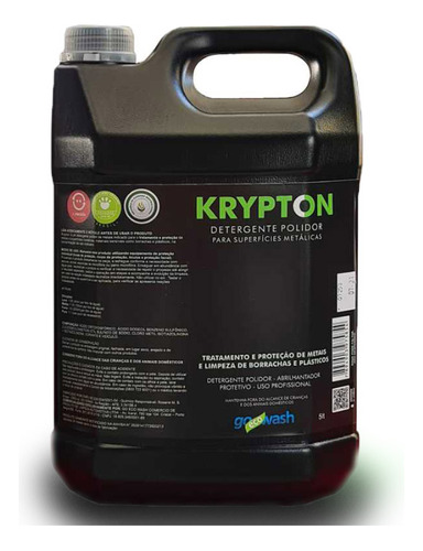 Krypton Polidor Para Metais E Plásticos 5lt Go Eco Wash