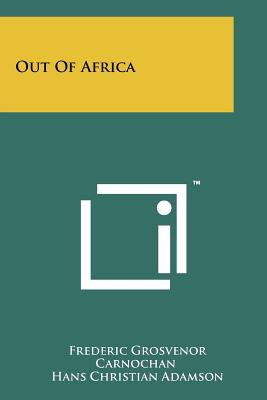 Libro Out Of Africa - Carnochan, Frederic Grosvenor