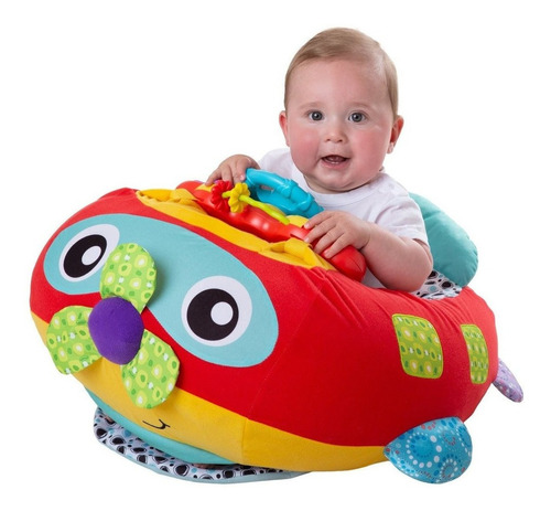 Gimansio 3 En 1 Bebé Playgro Comfy Plane Habilidad Motora