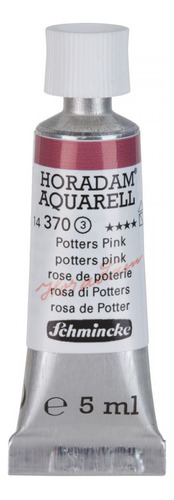 Tinta Aquarela Horadam Schmincke 5ml S3 370 Potters Pink