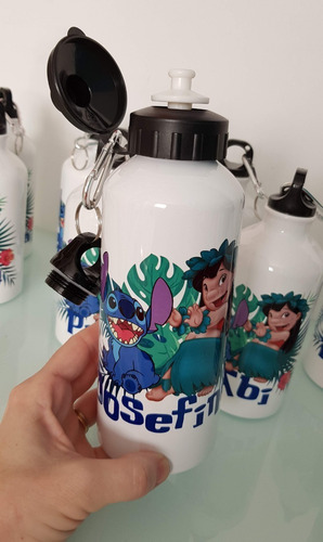 Imagen 3 de 7 de Botella Hoppi Con Doble Tapa (pico) 600cm3 Personalizada