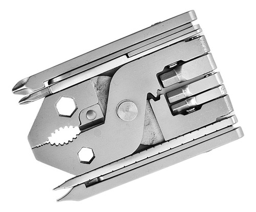 Alicates Compactos 25 En 1 Plegables De Acero Inoxidable