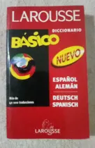 Comprar Diccionario Basico Larousse Español Aleman, Aleman Español 