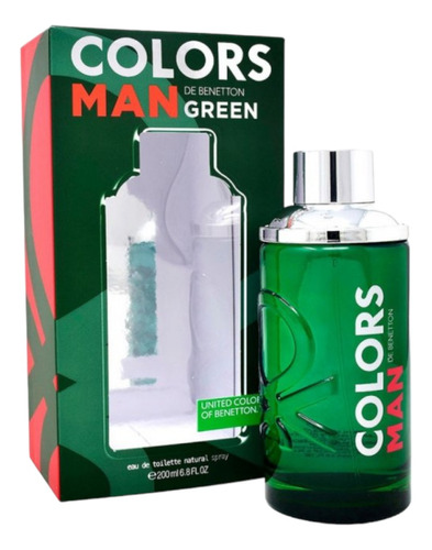 Benetton Colors Green Edt 200ml Hombre - Avinari