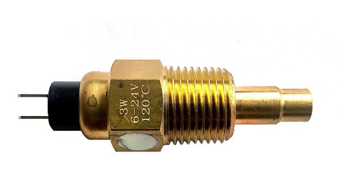 Bulbo Sensor De Temperatura Tipo Vdo 1/2 Npt 2 Terminales