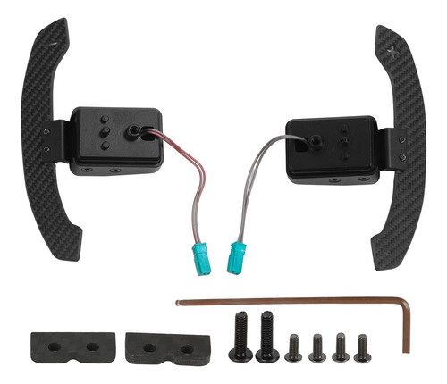 1 Par De Paletas De Cambio De Volante Magnéticas De Fibra De