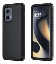 Comprar Funda Para Moto Edge 5g 2024 , A Prueba De Golpes , Negro