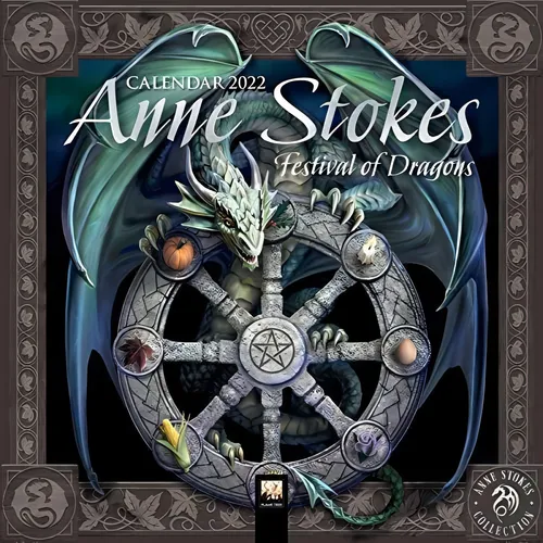 Anne Stokes Festival Of Dragons Mini Wall Calendar.., de Flame Tree