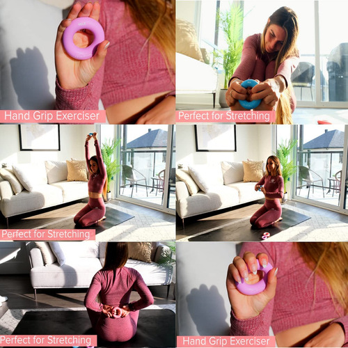 Pink Variations Anillos De Ejercicio Inteligentes Aro De P