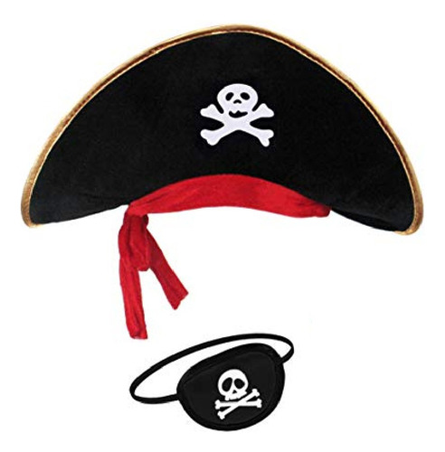 Disfraz  Pirata  Sombrero Parche Arma Halloween Niño 