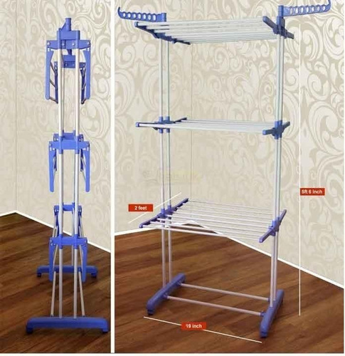 Tendedero Organizador Colgador Ropa Plegable Color Multicolo