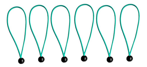 6 Piezas Tensor Reutilizable Tensor De Goma Verde