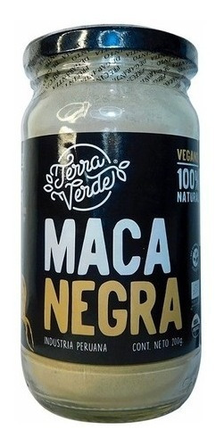 Maca Negra 200g Terra Verde Imp Peru