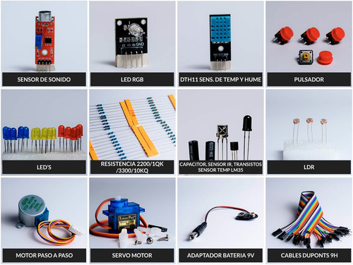 Kit Arduino Y Robotica Muy Completo