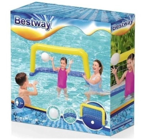 Arco Y Pelota Inflable Bestway Pileta 1.42m X 76cm